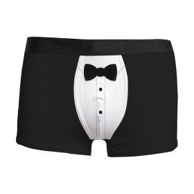 Christmas 3D Printed Men's Underwear Breathable (Option: NK SDJ 13-S)